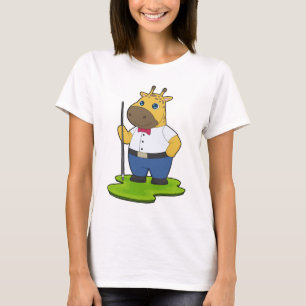Camiseta Bilhar Sinuca Esportes com Girafa