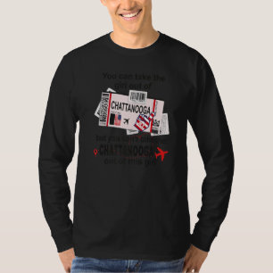 Camiseta Bilhete de Voo Chattanooga Garota Chattanooga Emba