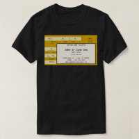 bilhete do concerto do ouro