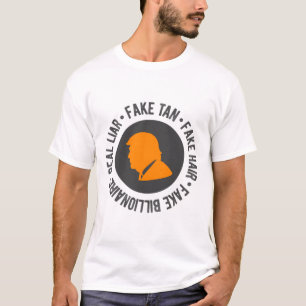 Camiseta Bilionário de Cabelo Falso Bronzeado Mentiroso de 