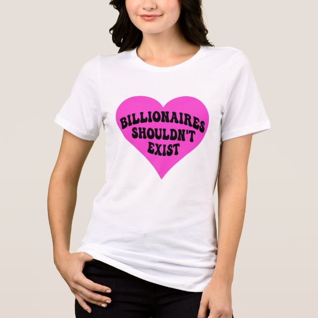 Camiseta Bilionários não deveriam existir (Frente)