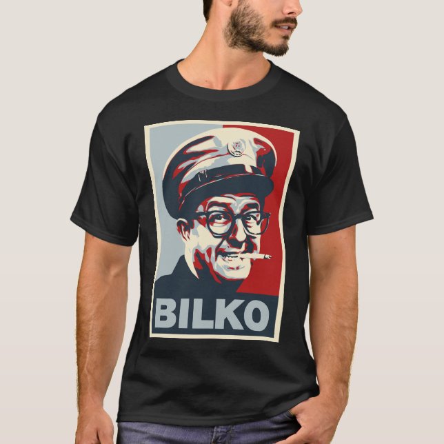 Camiseta Bilko Phil Silvers Hope Style Retro Tv Original De (Frente)