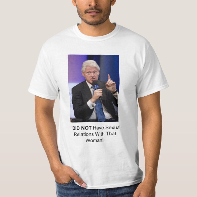 Camiseta Bill Clinton (Frente)