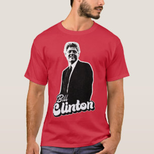 Camiseta Bill Clinton Retro 90s Fan Art