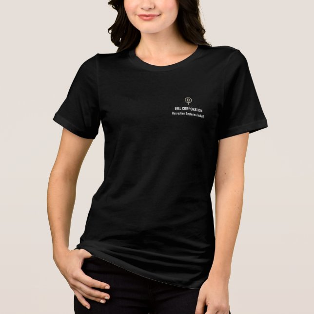 Camiseta BILL CORPORATION – Recreation Systems Analyst (Frente)