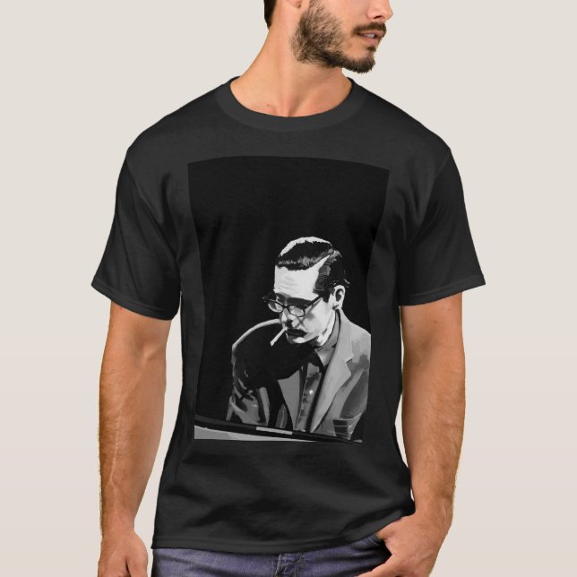 Camiseta Bill Evans Melanchólica Jazz  (Frente)
