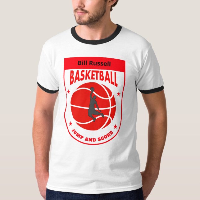 Camiseta Bill Russell BASKETBALL (Frente)