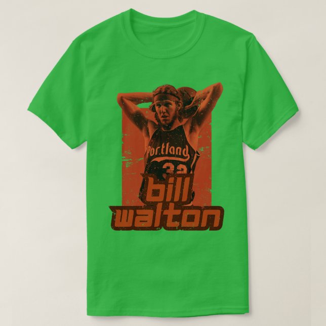 Camiseta Bill Walton vintage 1 (Frente do Design)