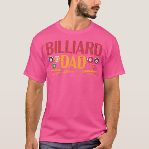 Camiseta Billard Pai 8 Ball Piscina Jogadores Atirador Mest
