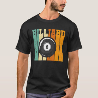 Camiseta Billard Snooker Billard - Piscina Gráfica Retroati