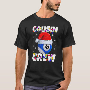 Camiseta Billiard 10 Ball Play Cousin Crew Christmas