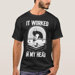 Camiseta Billiard 8 Ball Funcionou meu Piscina