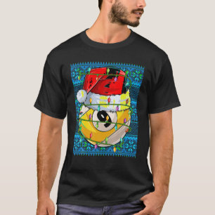 Camiseta Billiard 9 Ball Christmas Lights Sweater Sports Ug