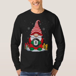 Camiseta Billiard Ball Christmas Gnomos Cute Billiard Ball