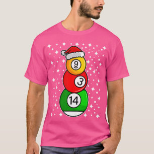 Camiseta Billiard Balls Billiard Jogadores Snooker Billiard