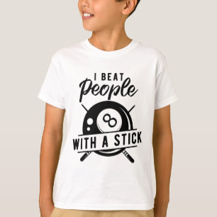 Camiseta Billiard Beat Pessoas Com Um Pau Engraçado Billiar