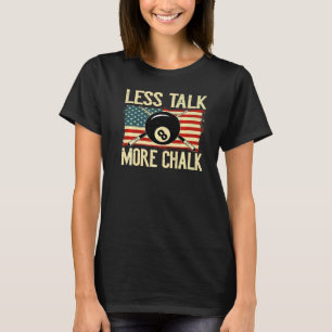 Camiseta Billiard Cue Piscina Balls Snooker