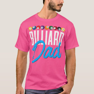 Camiseta Billiard de Piscina do Jogador Snooker do Pai Bill