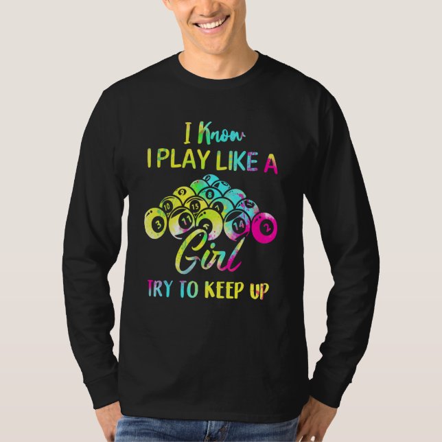 Camiseta Billiard, Eu Sei Que Toco Como Uma Piscina De Rapa (Frente)