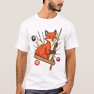 Camiseta Billiard Fox Hustler Piscina Shirts Girls Snooker 