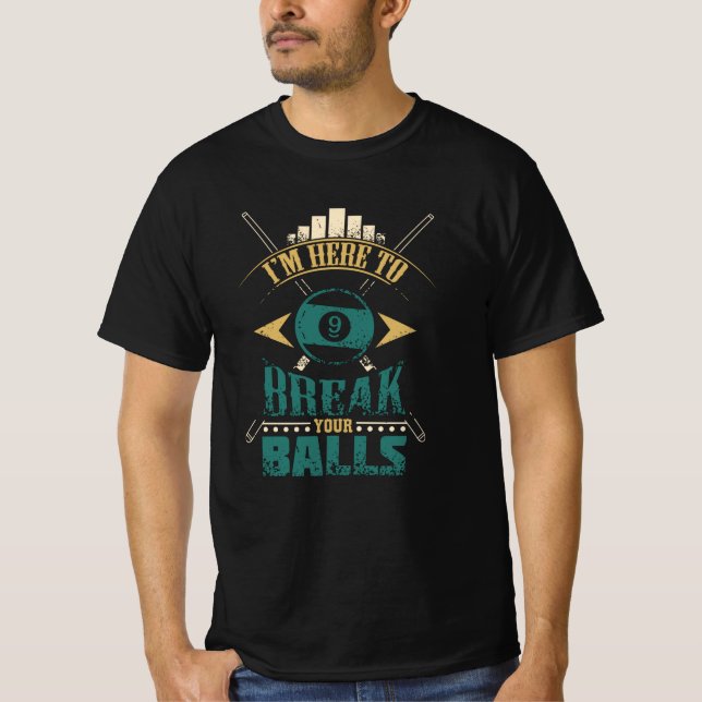 Camiseta Billiard Funny (Frente)