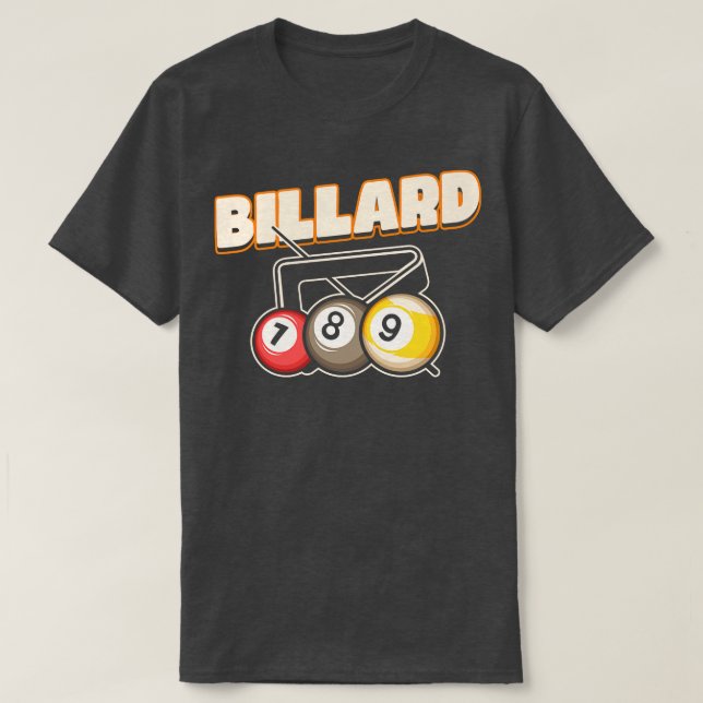 Camiseta Billiard Piscina Billard Snooker Club 6 (Frente do Design)