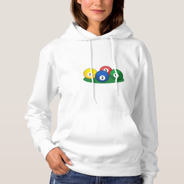Camiseta Billiard Piscina Snooker Balls (Frente)