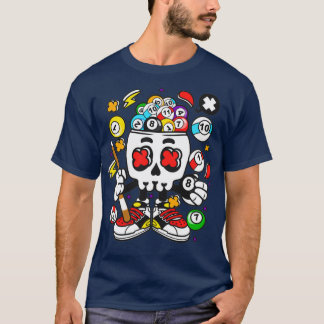 Camiseta Billiard Skull