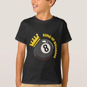 Camiseta Billiard Snooker Aluga Rei De Bilhar