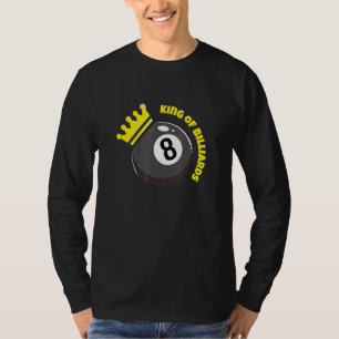 Camiseta Billiard Snooker I Rei De Bilhar