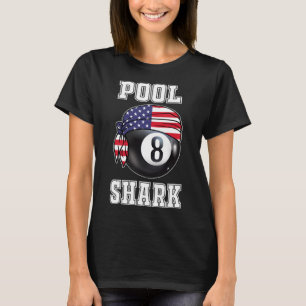 Camiseta Billiard Team 8 Ll Jogador De Jogo De Piscina Pres