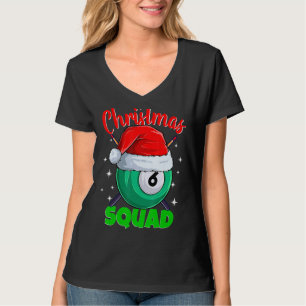 Camiseta Billiards 6 Ball Christmas Squad Balls Billia