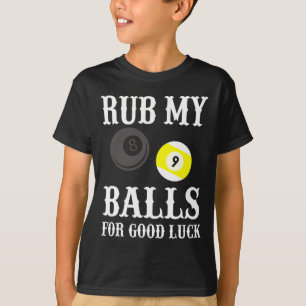 Camiseta Billiards Engraçados Bata Minha Sorte