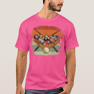 Camiseta Billiards Game Sticks Gamer Snooker Mesa Bil