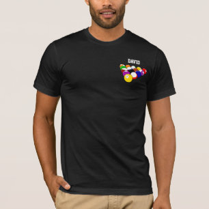 Camiseta Billiards Modelo, Personalize,