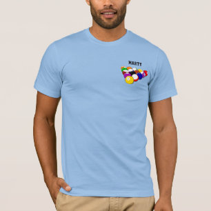 Camiseta Billiards Modelo, Personalize,