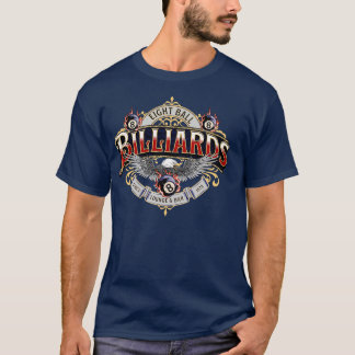 Camiseta Billiards Oito Jogo de Bola