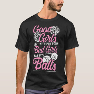 Camiseta Billiards Piscina Player Ball Girl Good Girls Plan