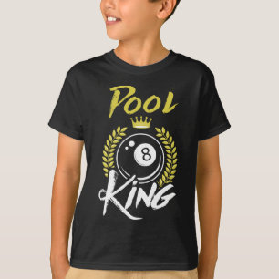 Camiseta Billiards Piscina Rei Shirt Engraçado Billiards Es