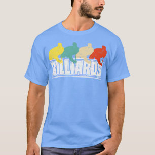 Camiseta Billiards Piscina Vintage Retro Billiards Player