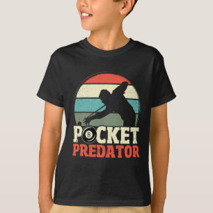 Camiseta Billiards Pocket Predator 8 Ball Homens Engraçados