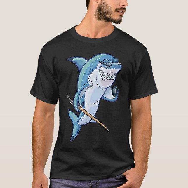 Camiseta Billiards Pool Shark (Frente)