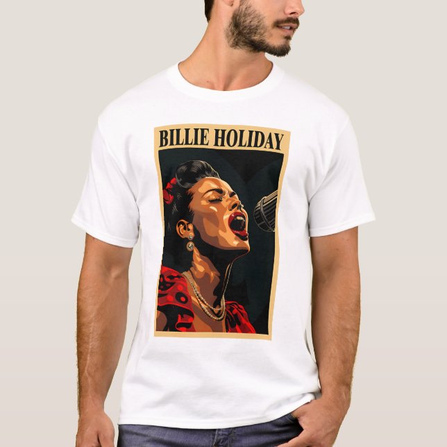 Camiseta Billie Holiday (Frente)