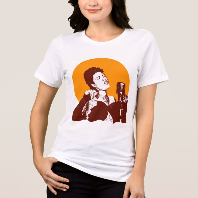 Camiseta Billie Holiday (Frente)