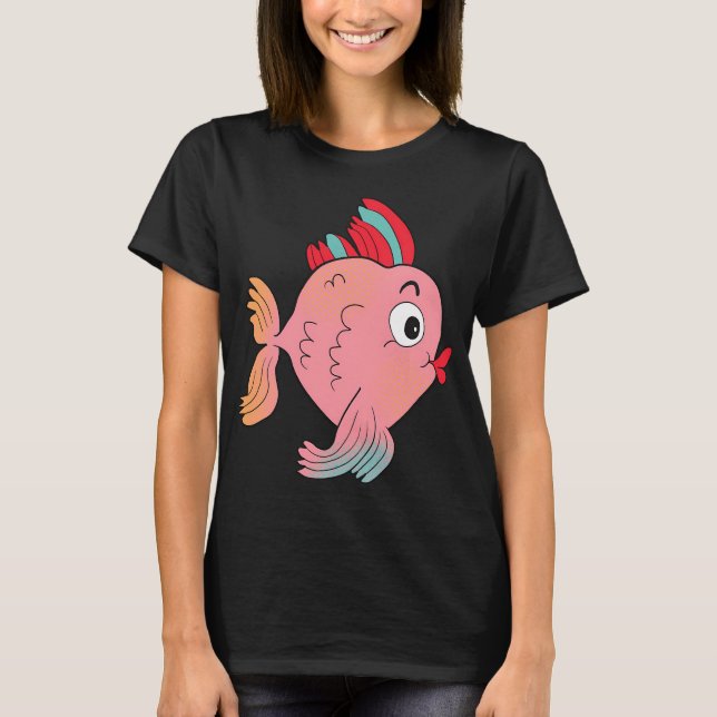 Camiseta Billie o Peixe Tropical (Frente)