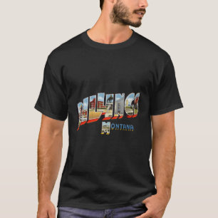 Camiseta Billings Montana Mt Vintage Retro Souvenir