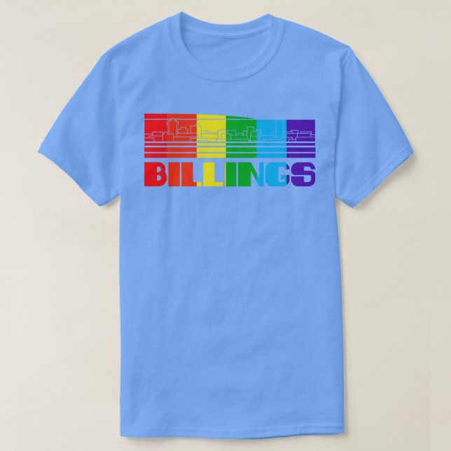 Camiseta Billings Pride Billings Suporte LGBT para Presente (Frente do Design)