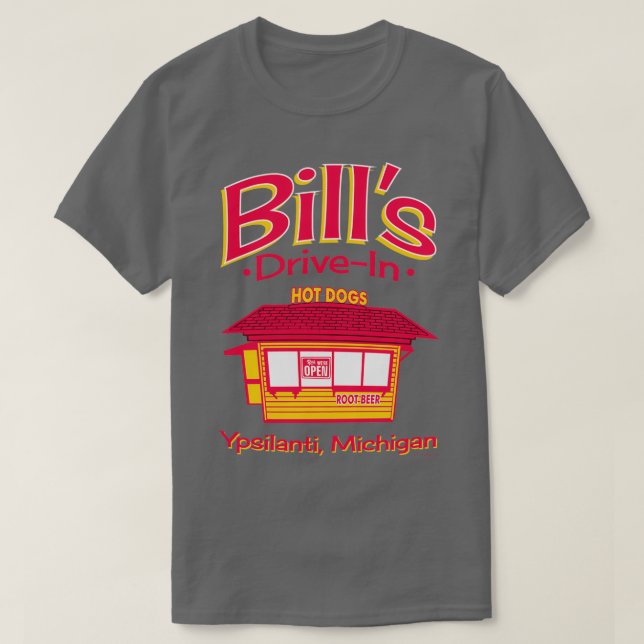 Camiseta Bills DriveIn Hot Dog Stand  (Frente do Design)