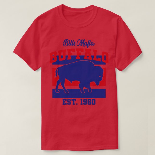 Camiseta Bills Mafia Buffalo Est 1960 (Frente do Design)