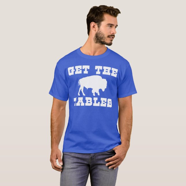Camiseta Bills Mafia - Pegue As Mesas - Futebol De Buffalo (Frente Completa)